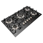 COCINA A GAS ROYAL REGE90BG 36'' EMPOTRABLE VIDRIO TEMPERADO