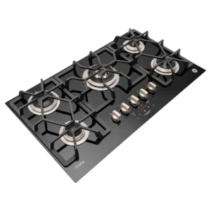 COCINA A GAS ROYAL REGE90BG 36'' EMPOTRABLE VIDRIO TEMPERADO