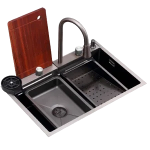 FREGADOR DRIJA SIENA 75 30'' DE ACERO INOXIDABLE