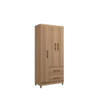 ROPERO 3 PUERTAS 2 GAVETAS ROBLE KENNEDY 819-0021