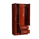 ROPERO 3 PUERTAS 2 GAVETAS CAOBA KENNEDY 819-0020