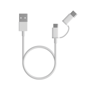 MI 2-IN-1 USB CABLE MICRO USB to TYPE C 30cm