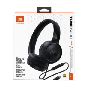 JBL TUNE 520C ON EAR CABLE TYPE C HEADPHONES