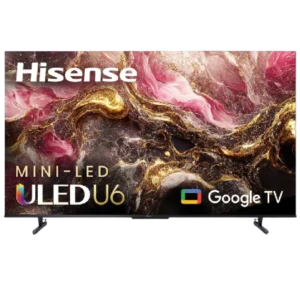 SMART TV HISENSE 65" 65U6ESV U6 MODEL QLED MINILED VIDAA GOOGLE TV