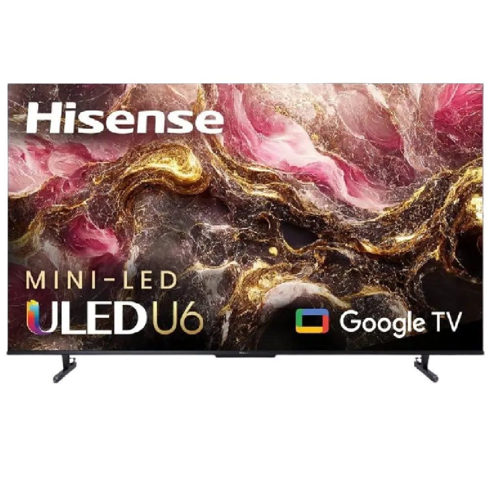 SMART TV HISENSE 65" 65U6ESV U6 MODEL QLED MINILED VIDAA GOOGLE TV