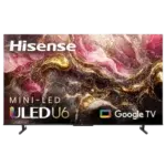 SMART TV HISENSE 75" 75U6ESV U6 MODEL QLED MINILED VIDAA GOOGLE TV