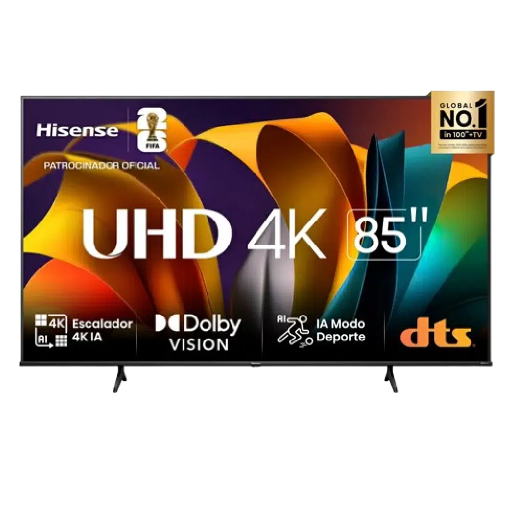 SMART TV HISENSE A6 SERIE 85'' 85A6N UHD 4K VIDAA GOOGLE TV
