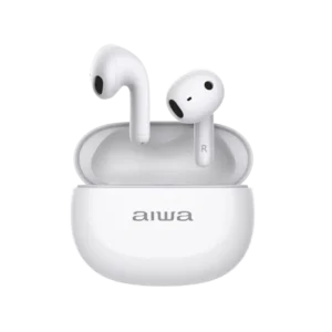 AIWA AUDÍFONOS INALAMBRICOS EAR-BUDS TWS BLUETOOH 5.0 MICRÓFONO INCORPORADO AWTWSD8 BLANCO