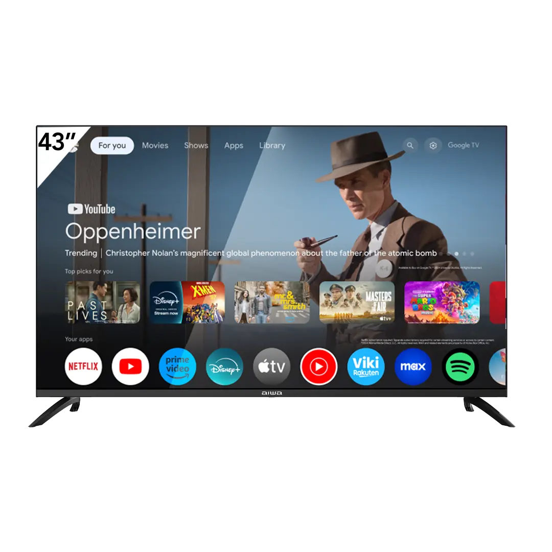 SMART TV AIWA 43'' AW43B4Q FULL HD QLED GOOGLE TV