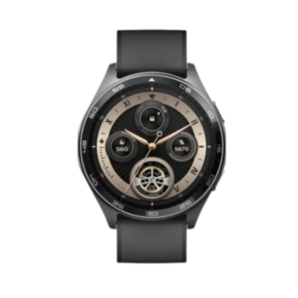 AIWA RELOJ INTELIGENTE AIWATCH MAX GOOGLE ASSISTANT PANTALLA AMOLED TAMAÑO 1.43" 3 ATM AWSWIAM15B NEGRO